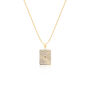 Matching Earrings And Necklace Set | Taupe And Cream, thumbnail 4 of 10