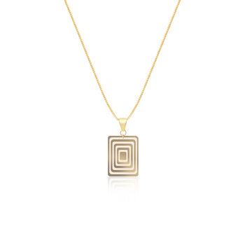 Matching Earrings And Necklace Set | Taupe And Cream, 4 of 10