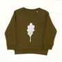 Oak Leaf Organic Sweater, thumbnail 2 of 5