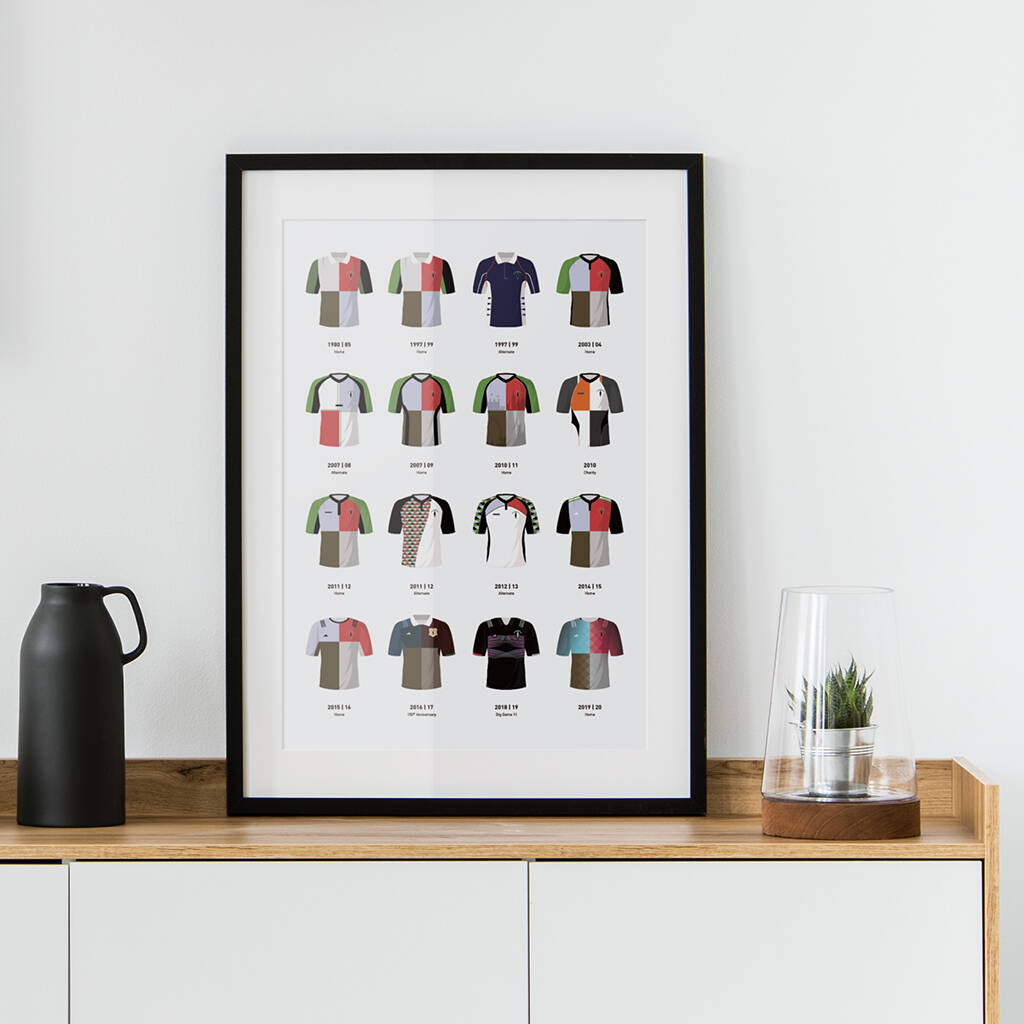 Classic Kits Rugby Team Print, 1 of 7