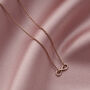 9ct Gold Infinity Necklace, thumbnail 8 of 10