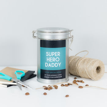 Dads Personalised Coffee Gift In Tin, 7 of 11