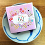 Floral 60th Birthday Card, thumbnail 4 of 5