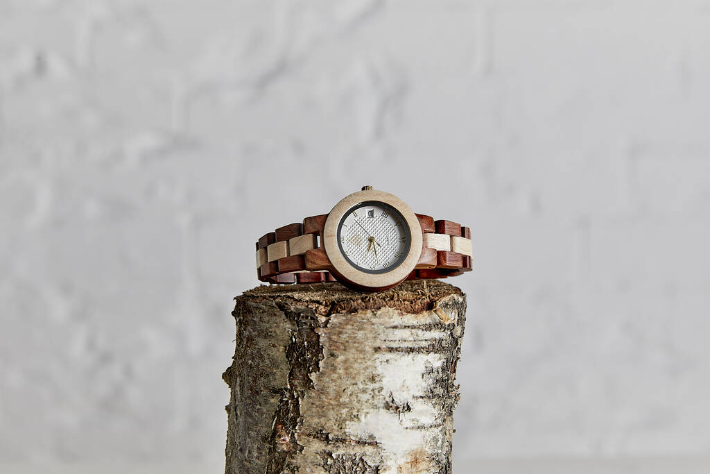 The Hazel: Handmade Natural Wood Wristwatch, 1 of 8