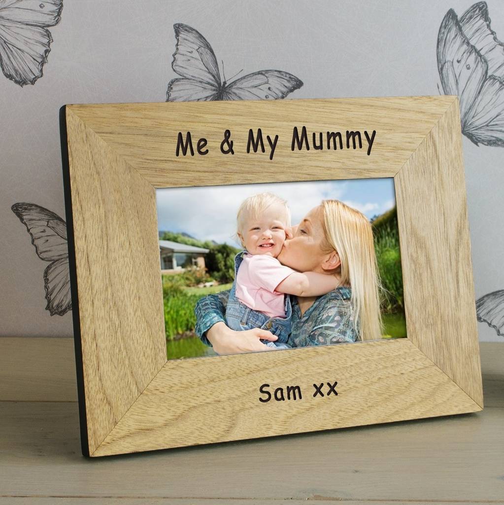 Personalsied Me And My Mummy Photo Frame