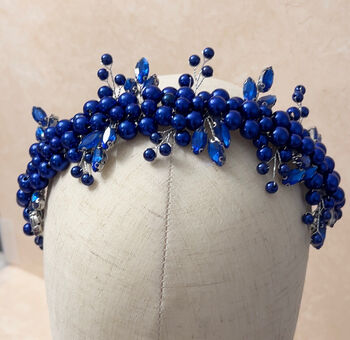 Blue Pearl Occasion Headband Headband, 5 of 5