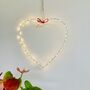 Heart Wreath With Fairy Lights, thumbnail 1 of 4