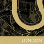 Personalised London City Street Map Print, thumbnail 9 of 10