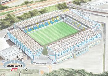 Millwall Fc The Den Stadium Art Print, 2 of 3