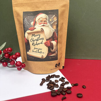 Personalised Christmas Coffee Beans, 3 of 5