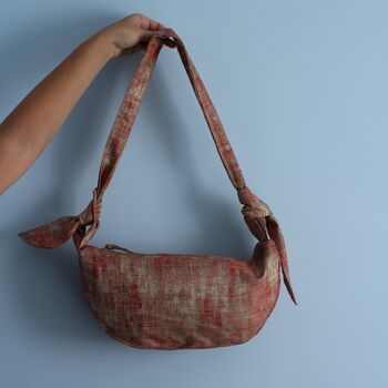 Handmade Repurposed Fabric Kalahari Shoulder Bag, 3 of 9