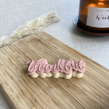 Thanksgiving Personalised Vanilla Cookie Gift, 3 of 9