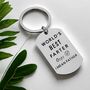 Best Farter Funny Fathers Day Keyring Gift, thumbnail 4 of 5
