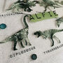 Dinosaur Children Wipe Clean Acrylic Placemat, thumbnail 4 of 5
