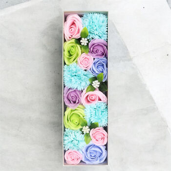 Long Box Of Bath Soap Flowers Valentine's Gift For Her, 7 of 10