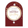Christmas Crystal Bracelet Gift Holly Jolly Christmas, thumbnail 1 of 3