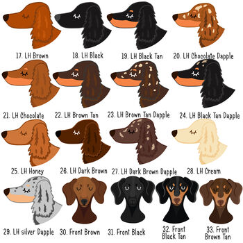 Dachshund Dog Name ID Tag Personalised, 3 of 12