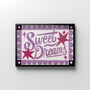 Sweet Dreams Poster, Bedroom Art, thumbnail 3 of 7