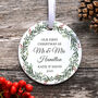 Our First Christmas Married Personalised Decoration Bauble, thumbnail 1 of 2