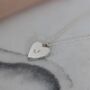 Personalised Solid Silver Heart Necklace, thumbnail 4 of 6