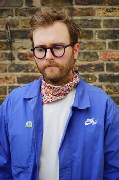 Mens Mixed Ditzy Floral Cotton Neckerchief, 5 of 12