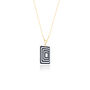 Matching Earrings And Necklace Set | White And Navy, thumbnail 8 of 10