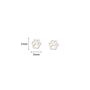 Sterling Silver Paw Stud Earrings, thumbnail 4 of 7