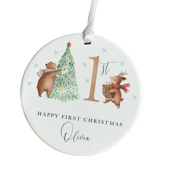 Personalised Baby’s First Christmas Gift Ornament, 7 of 7