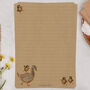 A5 Kraft Letter Writing Paper With Ducklings And Goose, thumbnail 1 of 4