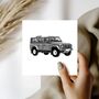 4x4 Off Road Countryside Vehicle Card, thumbnail 1 of 6