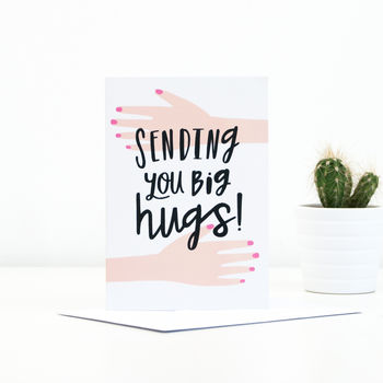 'sending You Big Hugs' Greetings Card By Sadler Jones 