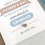 Grandad Father's Day Typographical Card, thumbnail 2 of 4