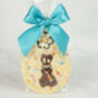 Flat White Chocolate Easter Egg With Milk Chocolate Rabbit And Sprinkles, thumbnail 2 of 2