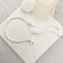 Seed Slider Bracelet With Silver Honey Bee, thumbnail 1 of 6