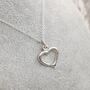 The Silver Heart Necklace, thumbnail 1 of 8