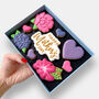 Personalised Mother's Day Floral Iced Biscuits Letterbox Gift, thumbnail 3 of 11