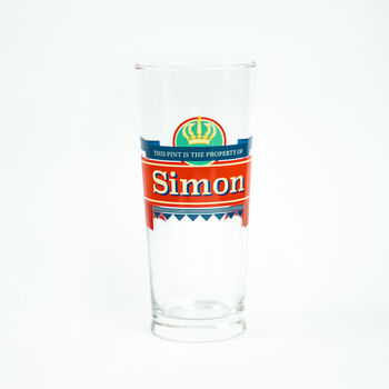 Personalised Craft Beer Label Printed Pint Glass, 3 of 7