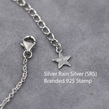 Sterling Silver Aurora Glass Crystal Bracelet, 5 of 12