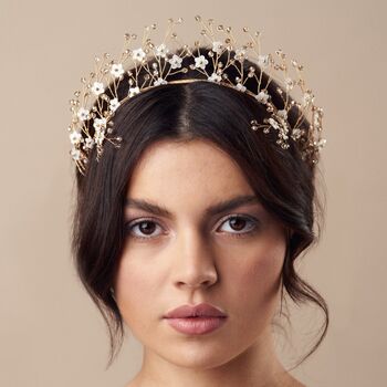 Jewelled Flower Crown Isobel, 4 of 12