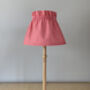 Dolly Red Gingham Gathered Scrunchie Lampshade, thumbnail 3 of 4