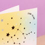 Gemini Star Sign Constellation Birthday Card, thumbnail 5 of 8