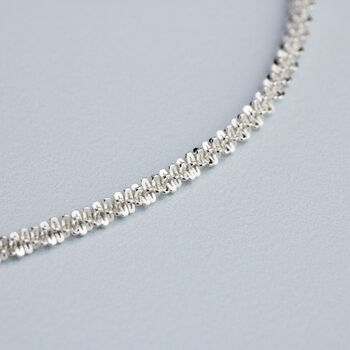 Sterling Silver Simple Shiny Chain Bracelet, 3 of 5