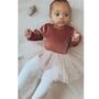 A Handmade Baby Girl Velvet Tutu Leotard Dress, thumbnail 4 of 7