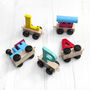 Personalised Children's Wooden Train Set, thumbnail 8 of 12