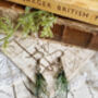 Small Forest Green Fairy Wing Earrings, thumbnail 1 of 1