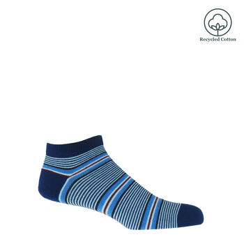 Multistripe And Oxford Stripe Men's Trainer Socks Bundle, 5 of 10