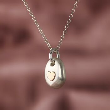Silver Pebble Ashes Necklace, 4 of 10