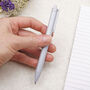Pastel Blue Eco Friendly Pen, Recycled Wheat Straw Pen, thumbnail 2 of 3