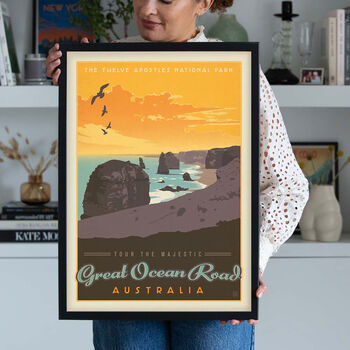 Australia's 'Great Ocean Road' Travel Print, 3 of 8