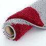 The Rugs Geometric Shaggy Rug Red Checkered Rug, thumbnail 10 of 12